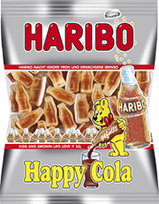 Happy Cola gefüllt